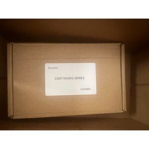 HomeDo Wood Coat Hooks Hat Rack Wall Mounted, Decorative Hooks Heavy Duty Hooks